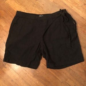 Women’s black shorts